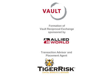 Allied World Sponsored Formation of Vault Reciprocal Exchange