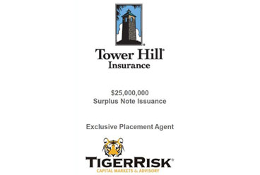 Tower Hill Signature $25 Million Senior Notes Issuance