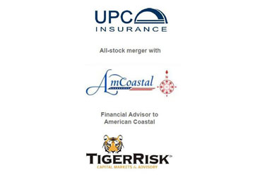 UPC Insurance Announced All Stock Merger With American Coastal