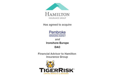 Hamilton Insurance Group Acquired Pembroke and IEDAC
