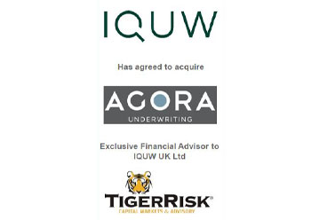 IQUW UK Ltd. Has Agreed to Acquire Agora Syndicate Holdings Ltd